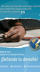 3 de Mayo Día Mundial de la Libertad de Prensa. Defiende tu derecho!
